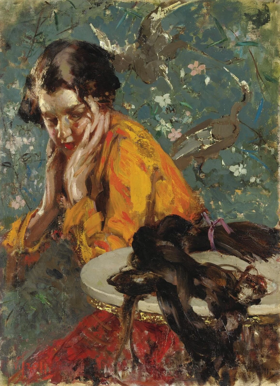 La treccia recisa, c. 1920